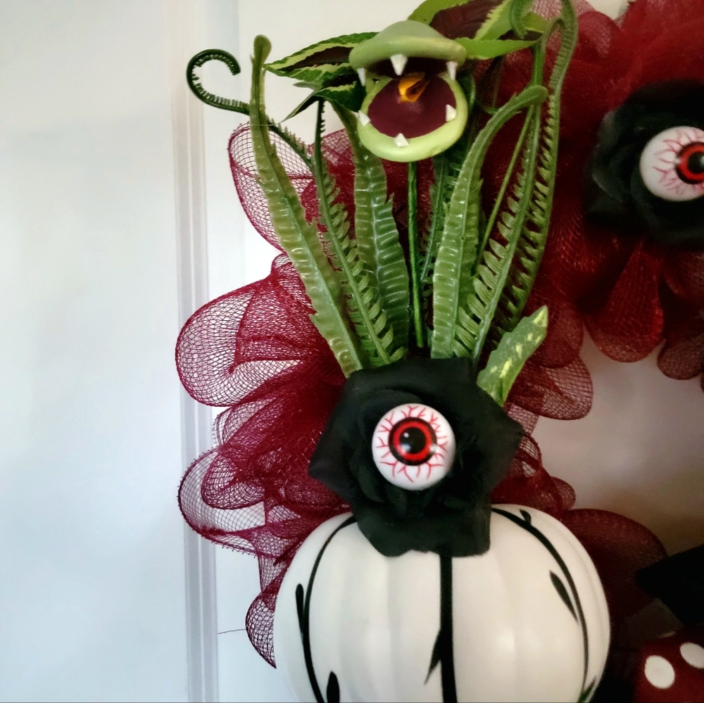 Wreath a la Little Shop of Horrors Fan Hostess Housewarming Dad Birthday Gift - Picture 3 of 7